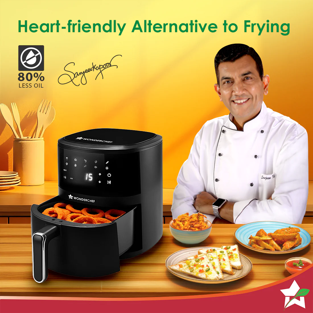 Neo Pro Digital Air Fryer | 4.5L | 1300W | Rapid Air Technology | 10 Pre-Set Functions | Temperature and Time Control | Automatic Shut-Off | Compact Design | 2-Year Warranty - Image 2