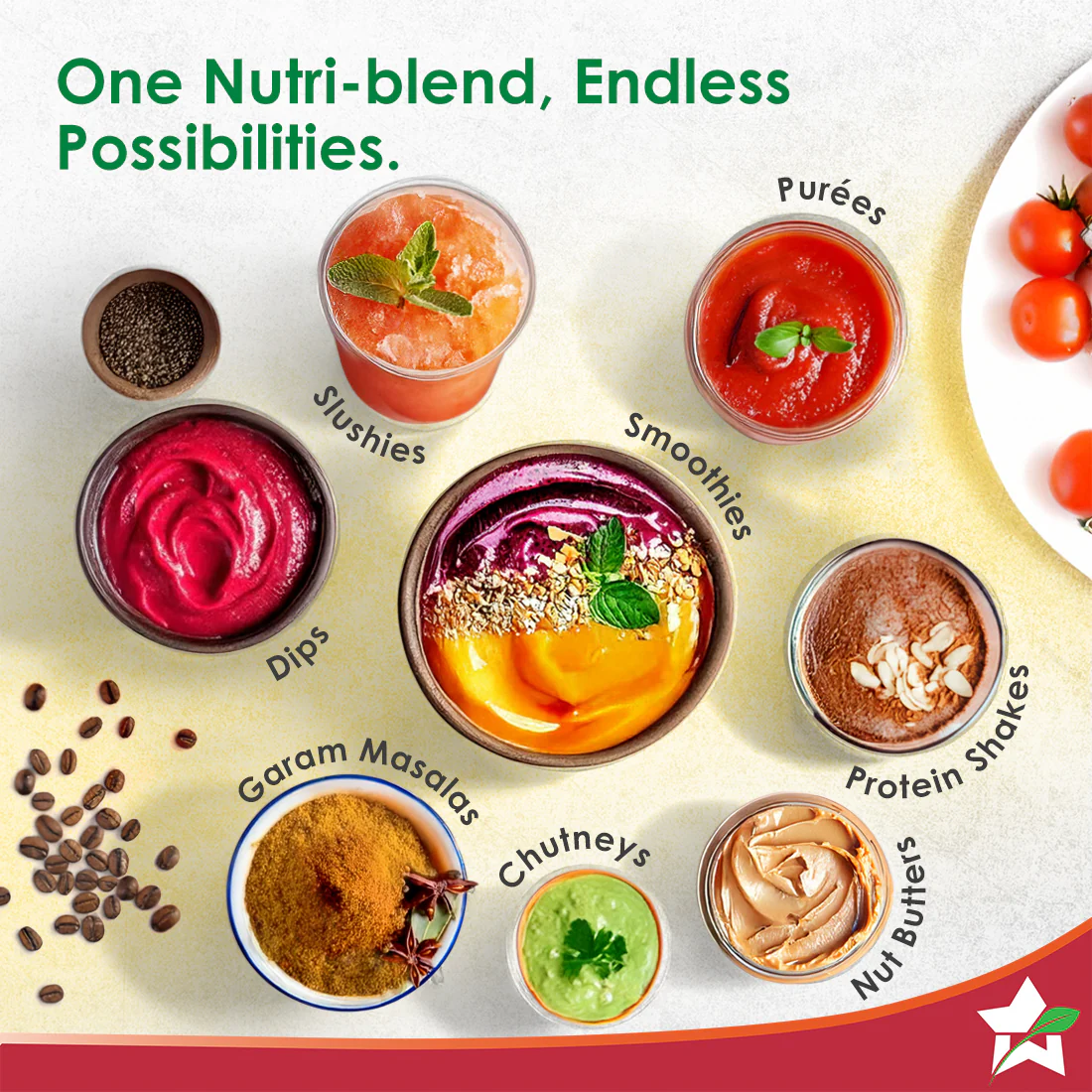 Nutri-blend Activ Mixer Grinder Blender, Smoothie Maker, 500W 22000 RPM 100% Full Copper Motor, 2 Unbreakable BPA Free Jars, SS Blades, 2 Year Warranty, Recipe book by Chef Sanjeev Kapoor, Black - Image 5