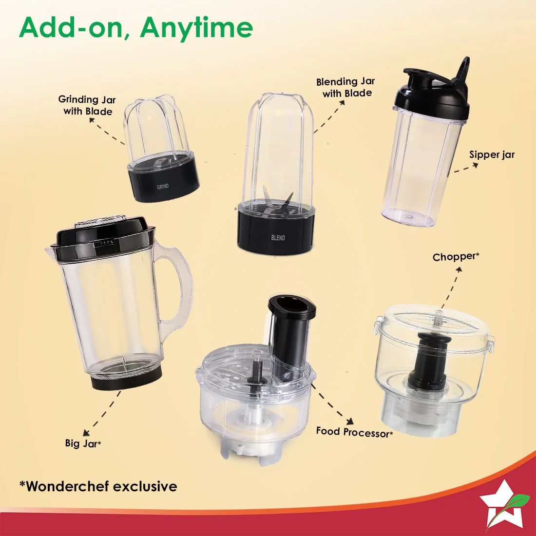 Nutri-blend Mist 500W Mixer Grinder, 22000 RPM, Smoothie Maker-Masala Grinder-Chutney Blender, 3 Unbreakable Jars, Limited Edition, Recipe Book by Chef Sanjeev Kapoor, 2 Yr Warranty, Black - Image 7