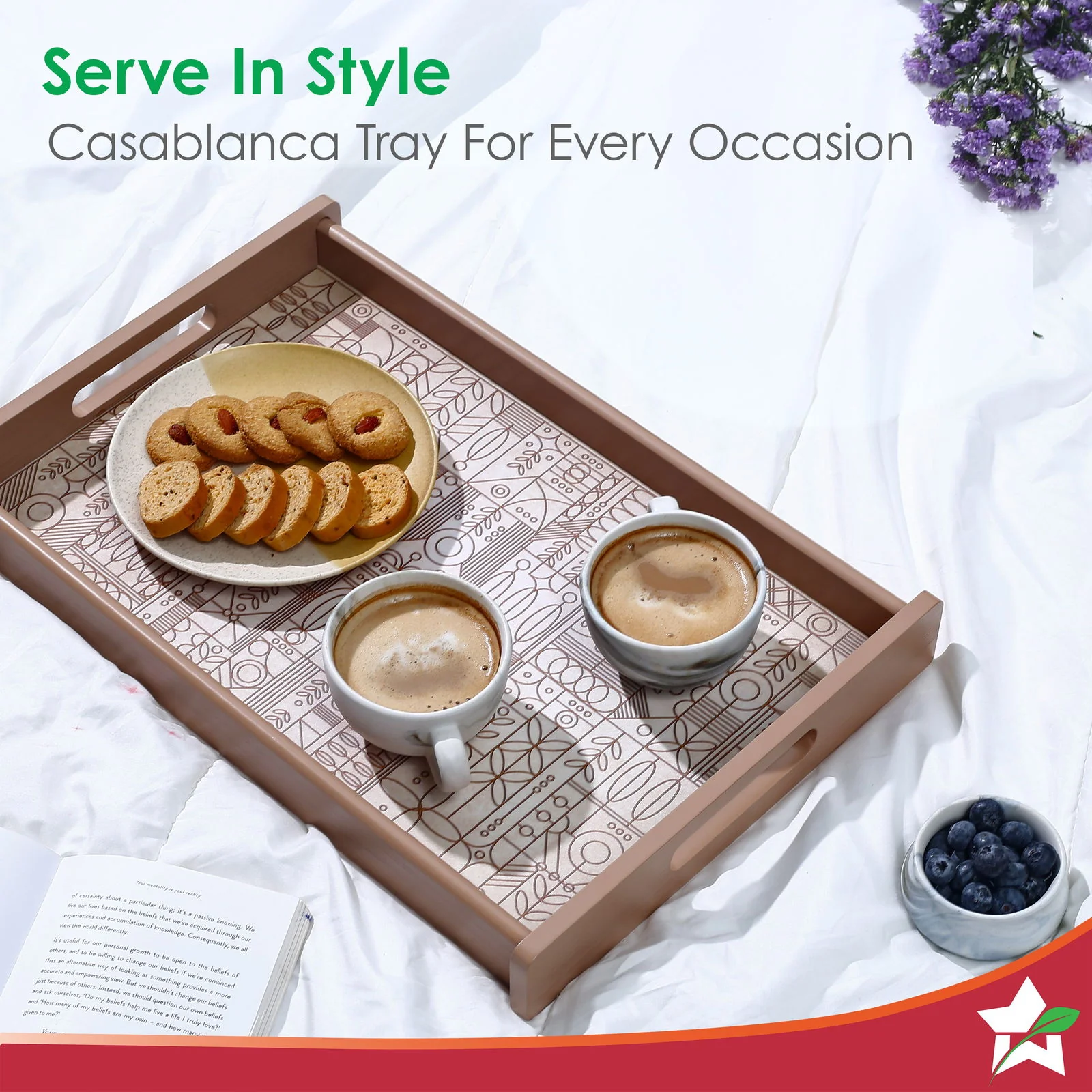 OTG & Wooden Tray Gift Combo | 19L OTG | Bake Breads and Cakes | Time Control upto 60 Mins | Temperature Control upto 250⁰ | Heat Resistant Window, Removable Crumb Tray | 2 Year Warranty - Image 5