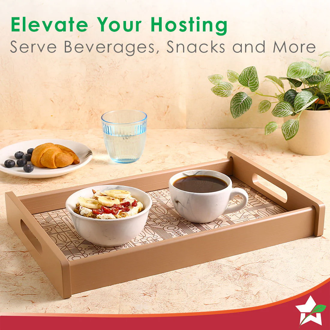 OTG & Wooden Tray Gift Combo | 9L OTG | Bake Breads and Cakes | Time Control upto 60 Mins | Temperature Control upto 250ā° | Heat Resistant Window, Removable Crumb Tray | 2 Year Warranty - Image 3