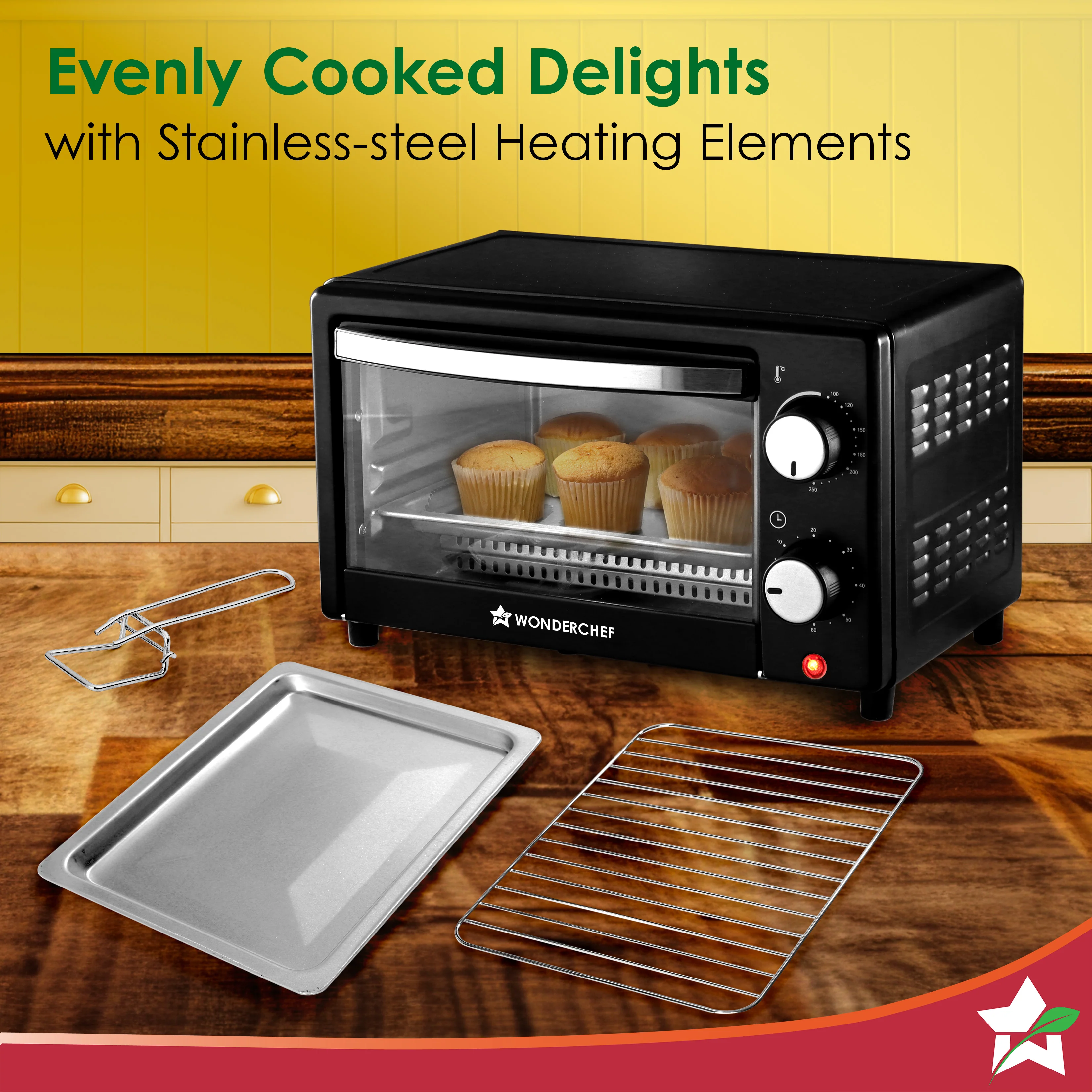 Oven Toaster Griller (OTG) 10 L | Bake, Grill, Roast | Auto-Shut Off | Heat-Resistant Tempered Glass | Customised Time & Temperature Control | Easy to Clean | 2 Year Warranty - Image 6