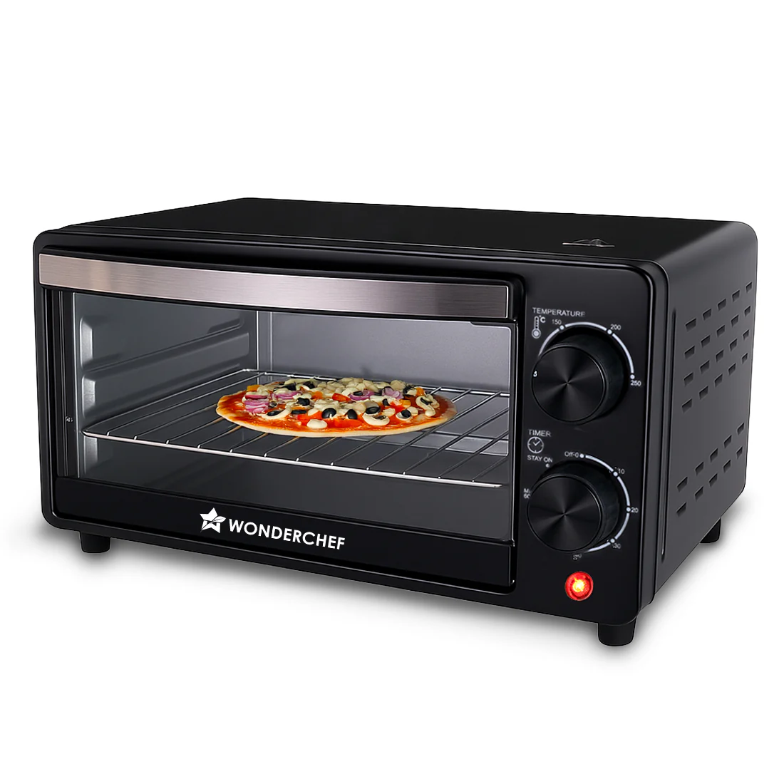 Oven Toaster Griller (OTG) for Kitchen, 10 L, Multi-function, For Baking, Grilling, Roasting, Heat-Resistant Glass, Customised Time & Temperature Control, Easy to Clean, 2-Yr Warranty