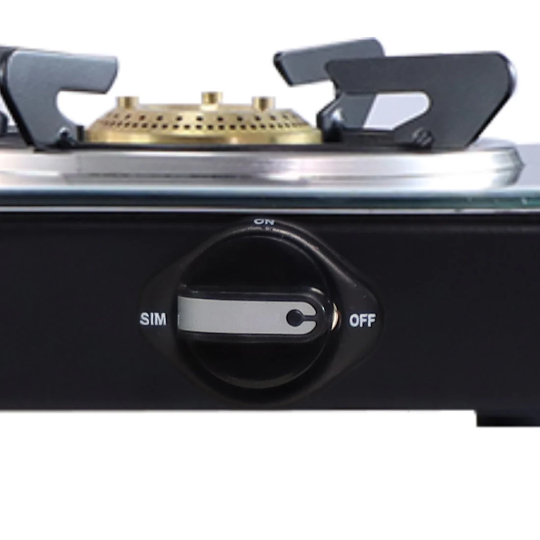 Platinum 2 Burner Glass Gas Stove, Black 6mm Toughened Glass with 1 Year Warranty, Ergonomic Knobs, Stainless Steel Drip Tray, Manual Ignition Gas Stove - Image 5