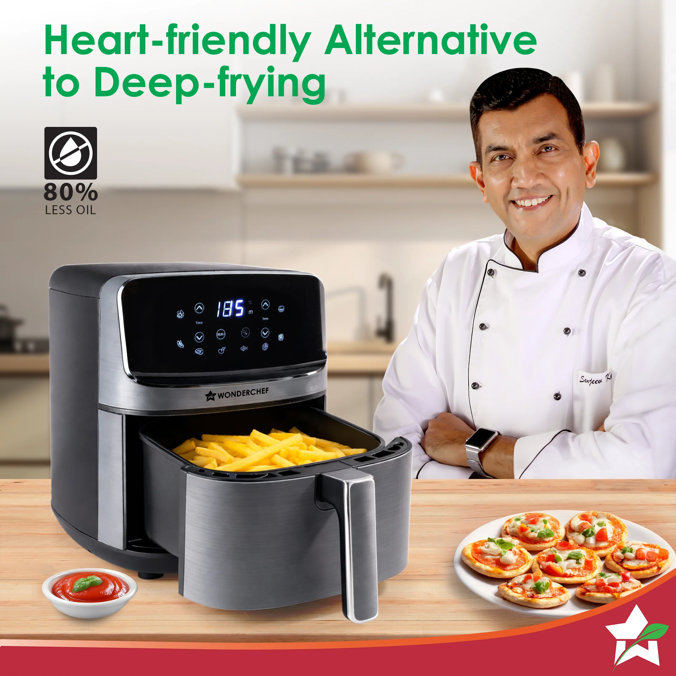 Regalia Digital Air Fryer, 1500W, 4.5L, 2-Yr Warranty - Image 2