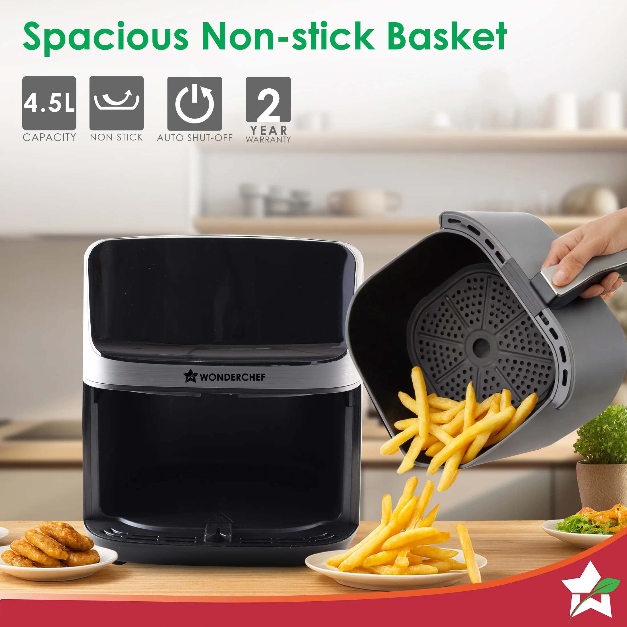 Regalia Digital Air Fryer, 1500W, 4.5L, 2-Yr Warranty - Image 5
