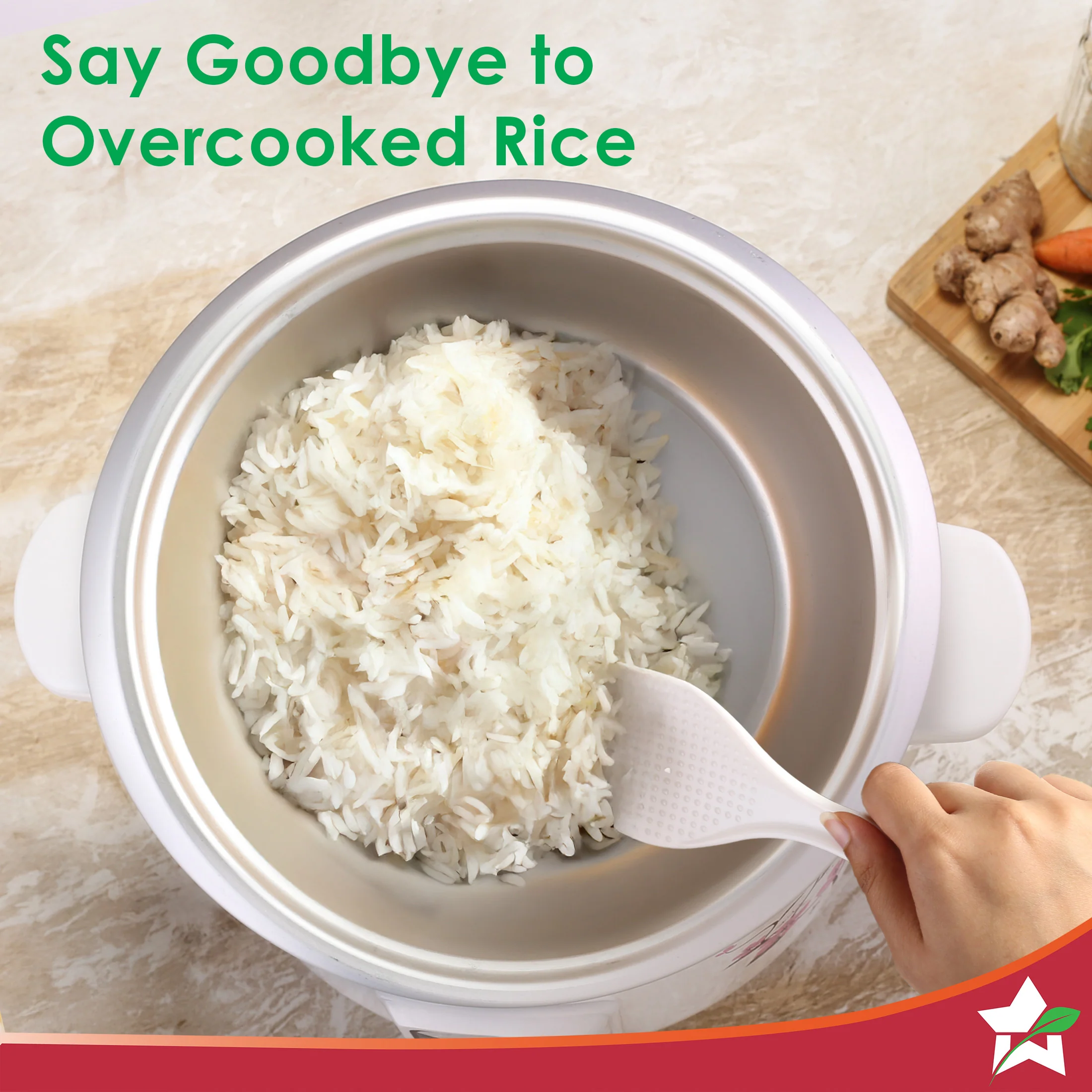 Regalia Electric Rice Cooker | 1.8 L, 700W | 2 Non-stick Bowls Serve 7-8 | Keep Warm Function | Uniform Cooking | Steam Veggies, Make Pulao, Khichdi, Momos | 2-Year Warranty - Image 5
