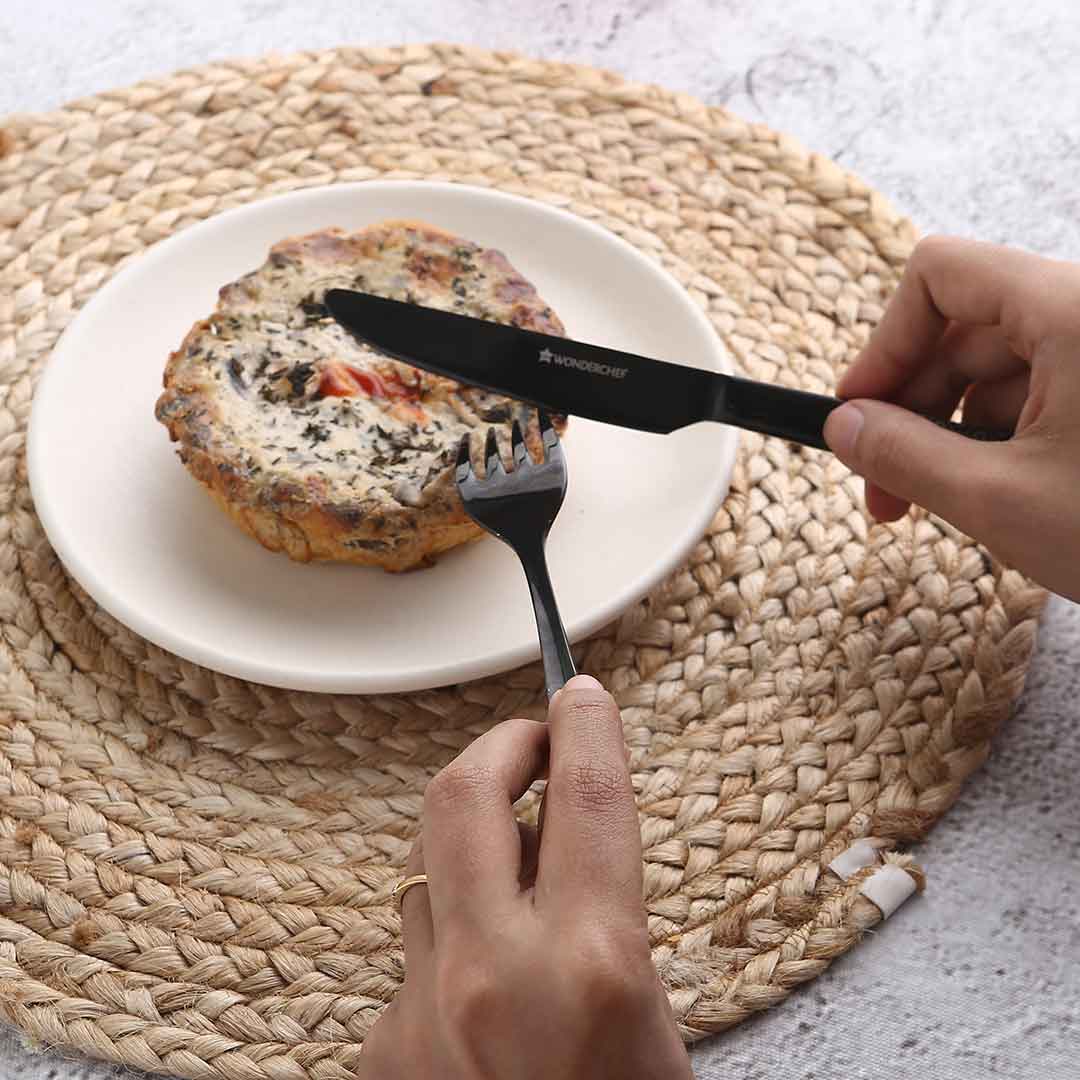 Roma Dinner Knife - Black - Set of 2pcs - Image 6