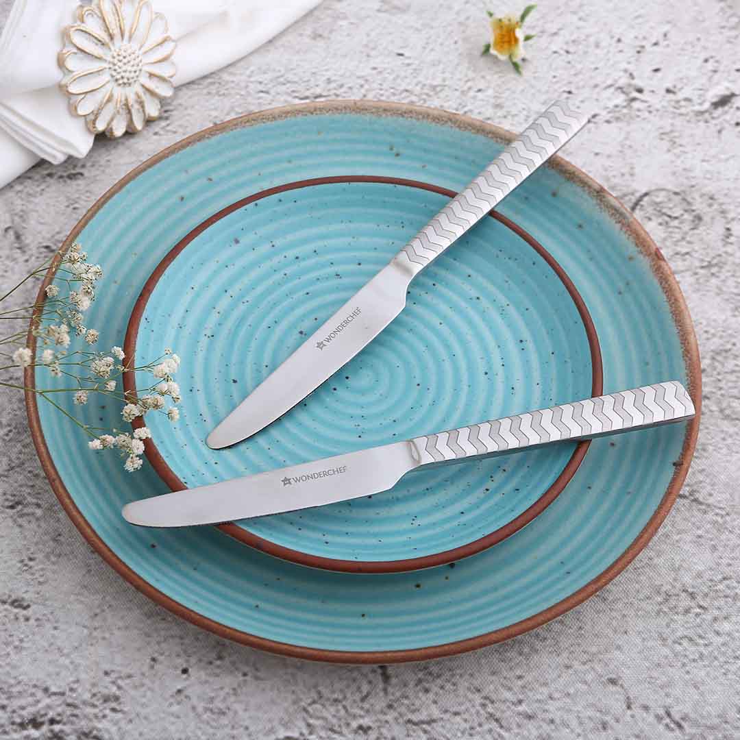 Roma Dinner Knife - Laser Etching - Set of 2 pcs - Image 2