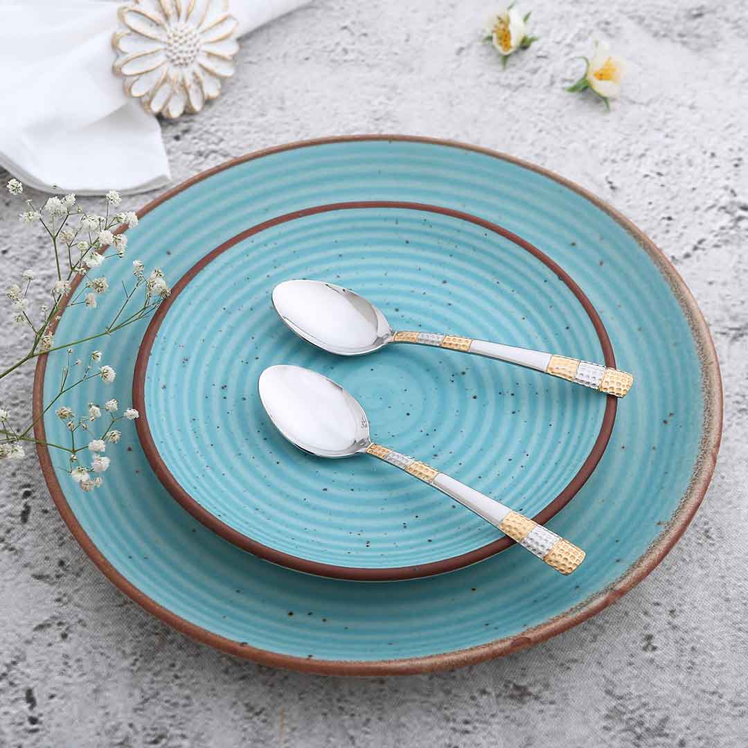 Roma Dinner Spoon - Gold Plated - Set of 6pcs - Image 2