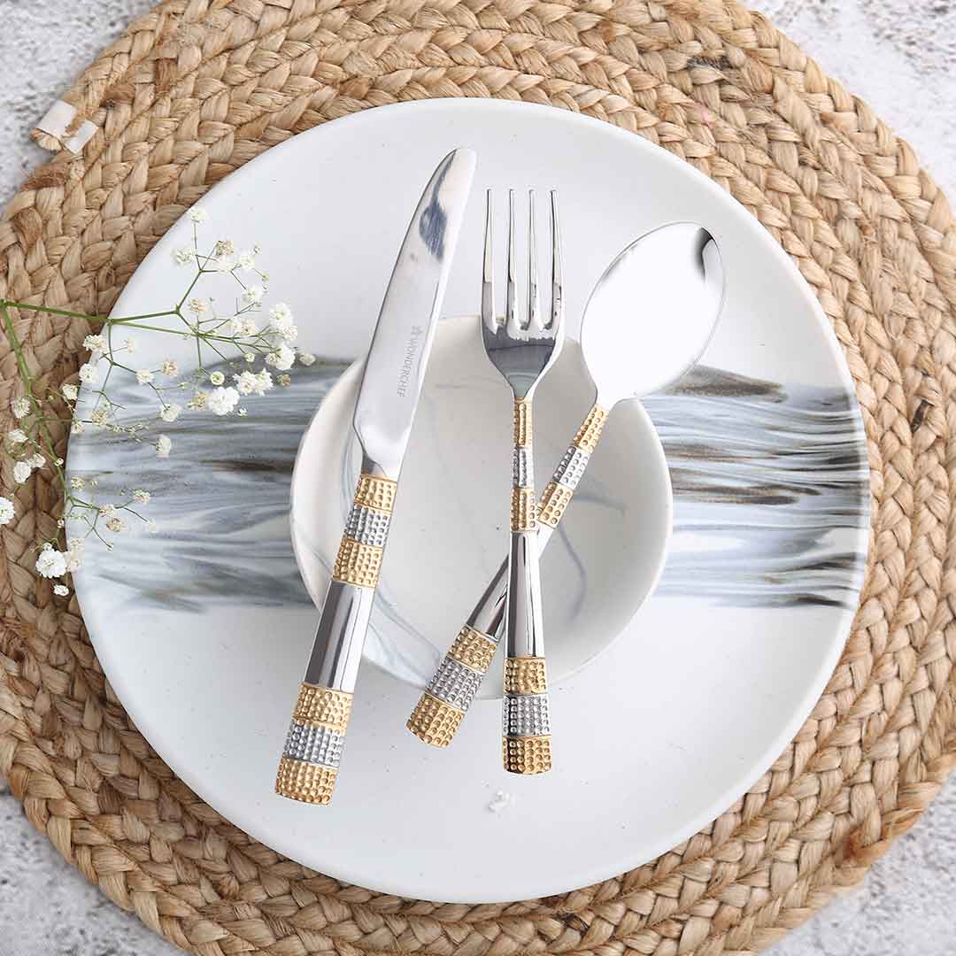 Roma Dinner Spoon - Gold Plated - Set of 6pcs - Image 6