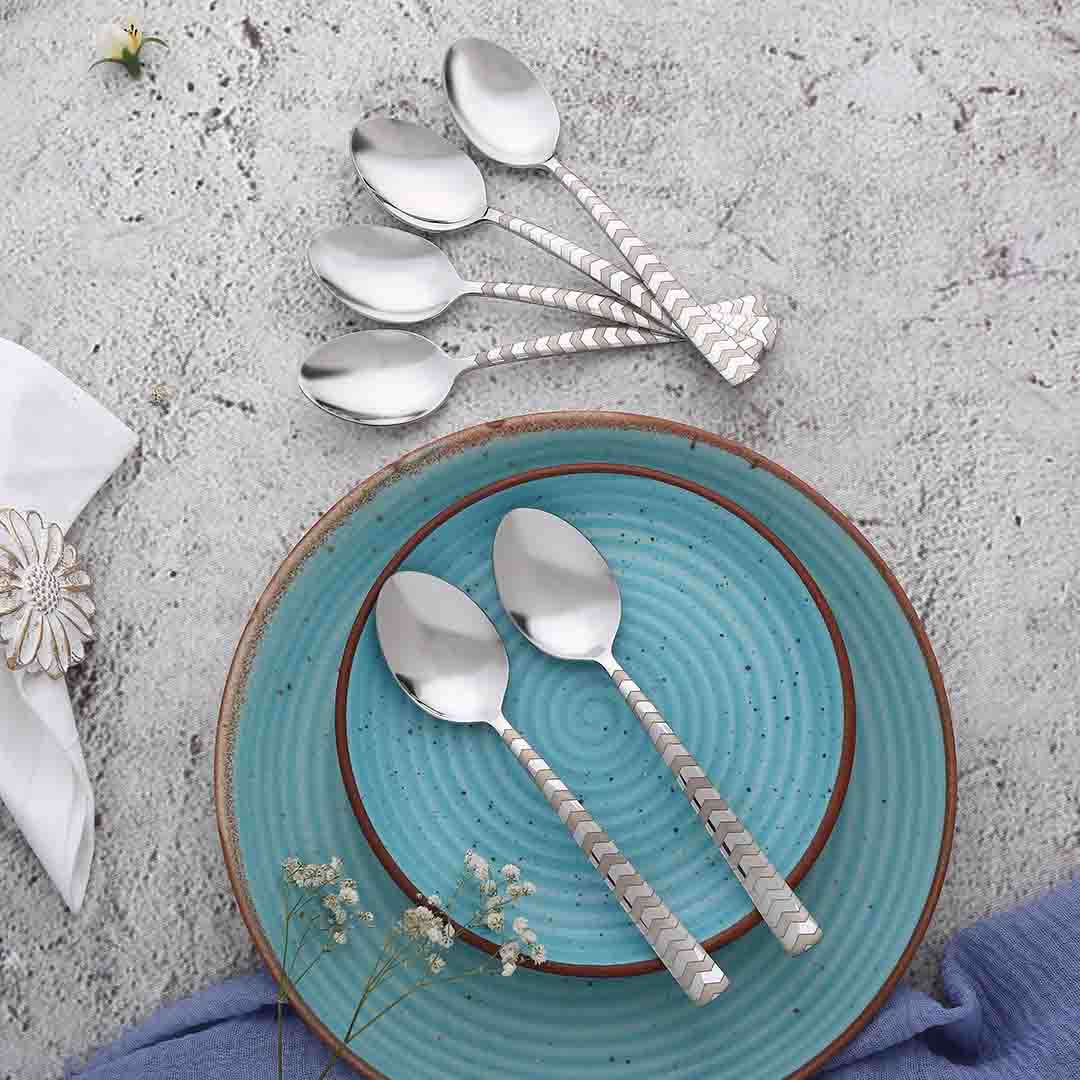 Roma Dinner Spoon - Laser Etching - Set of 6 pcs - Image 5