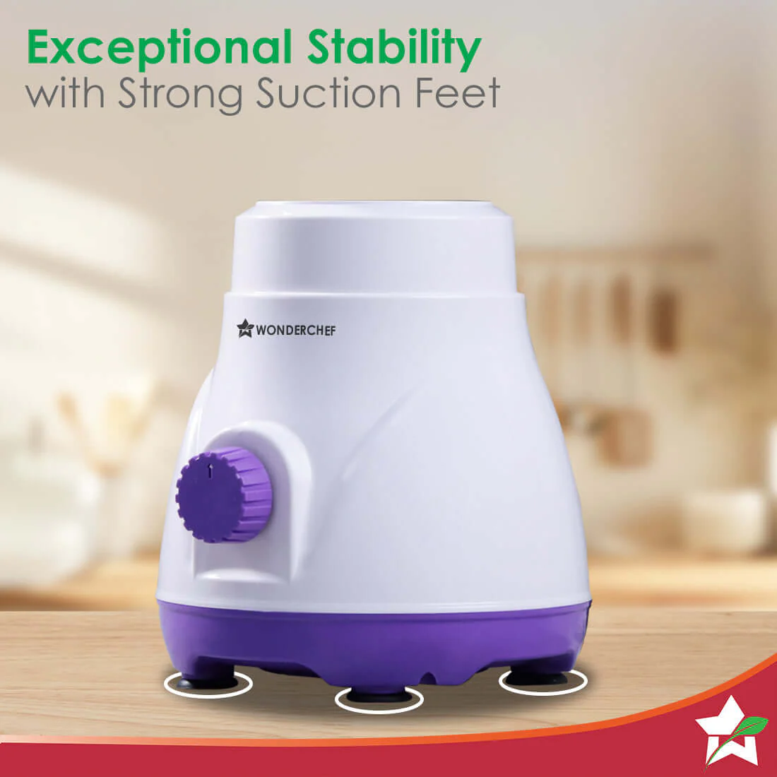 Roma Mixer Grinder | 500W Motor | 3 Jars for Blending, Wet & Dry Grinding | Stainless Steel Jars & Blades | Make Chutneys, Masalas, Batters and Much More | 2-Year Warranty | White & Blue - Image 5