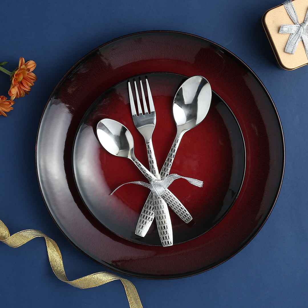 Roma Stainless Steel Cutlery Set - Set of 18 pcs - Image 2