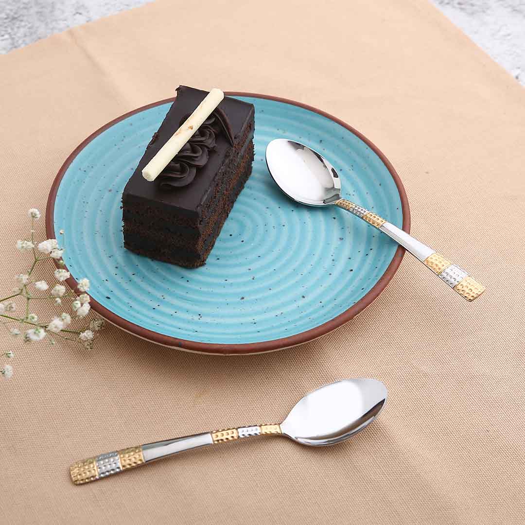 Roma Tea Spoon - Gold Plated - Set of 6pcs - Image 4