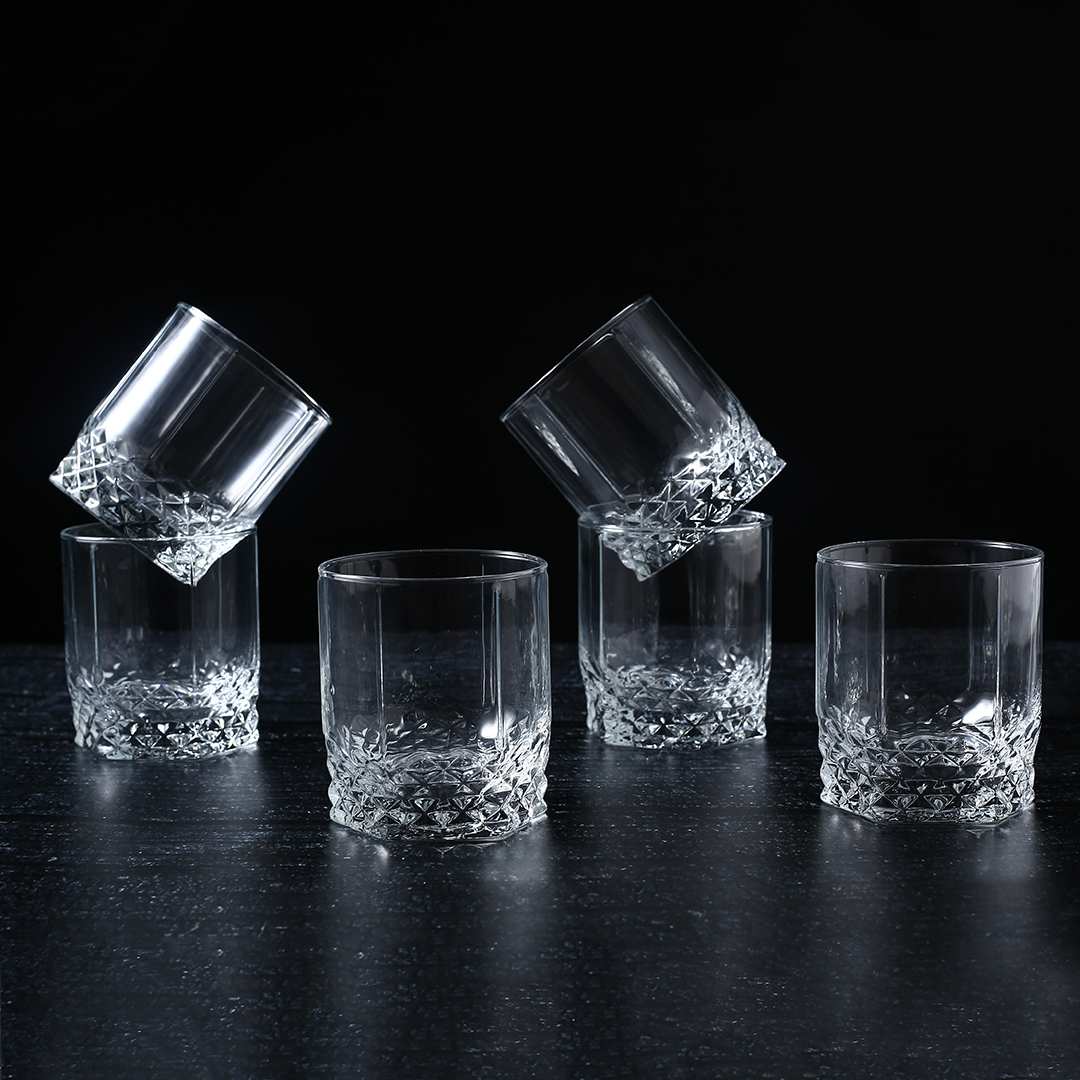 Rosa Whiskey Tumbler 320 Ml (Set Of 6) - Image 4