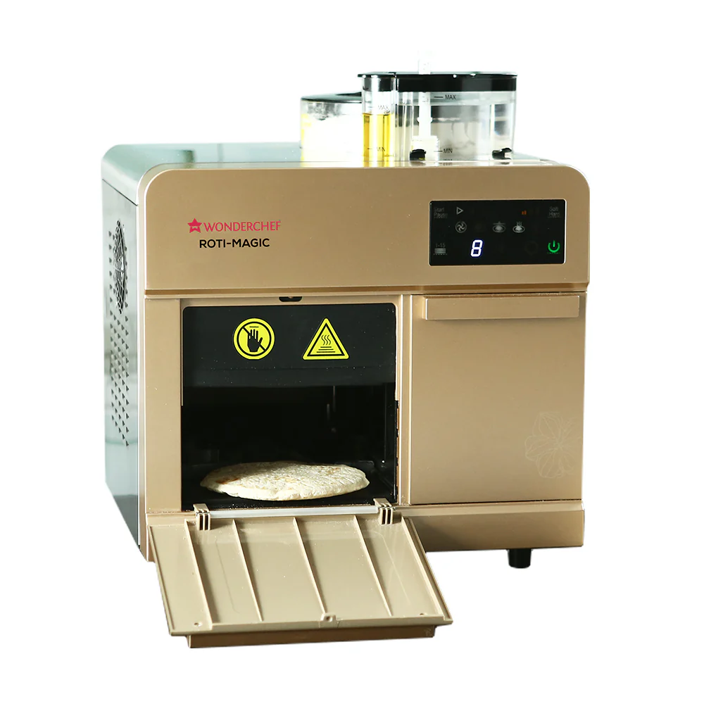 Wonderchef Renewed Roti-Magic | Fully Automatic Roti Maker for Perfect Homemade Rotis | Make Hot Rotis From Dry Atta & Water | Kneads Atta & Rolls Perfect Rotis | Hygienic, Effortless & Time-Saving | 1900 Watt | Rose Pink - Image 10