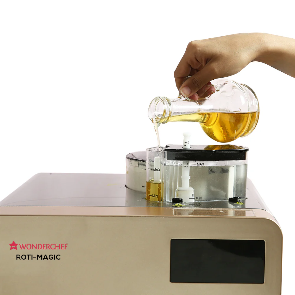 Wonderchef Renewed Roti-Magic | Fully Automatic Roti Maker for Perfect Homemade Rotis | Make Hot Rotis From Dry Atta & Water | Kneads Atta & Rolls Perfect Rotis | Hygienic, Effortless & Time-Saving | 1900 Watt | Rose Pink - Image 9