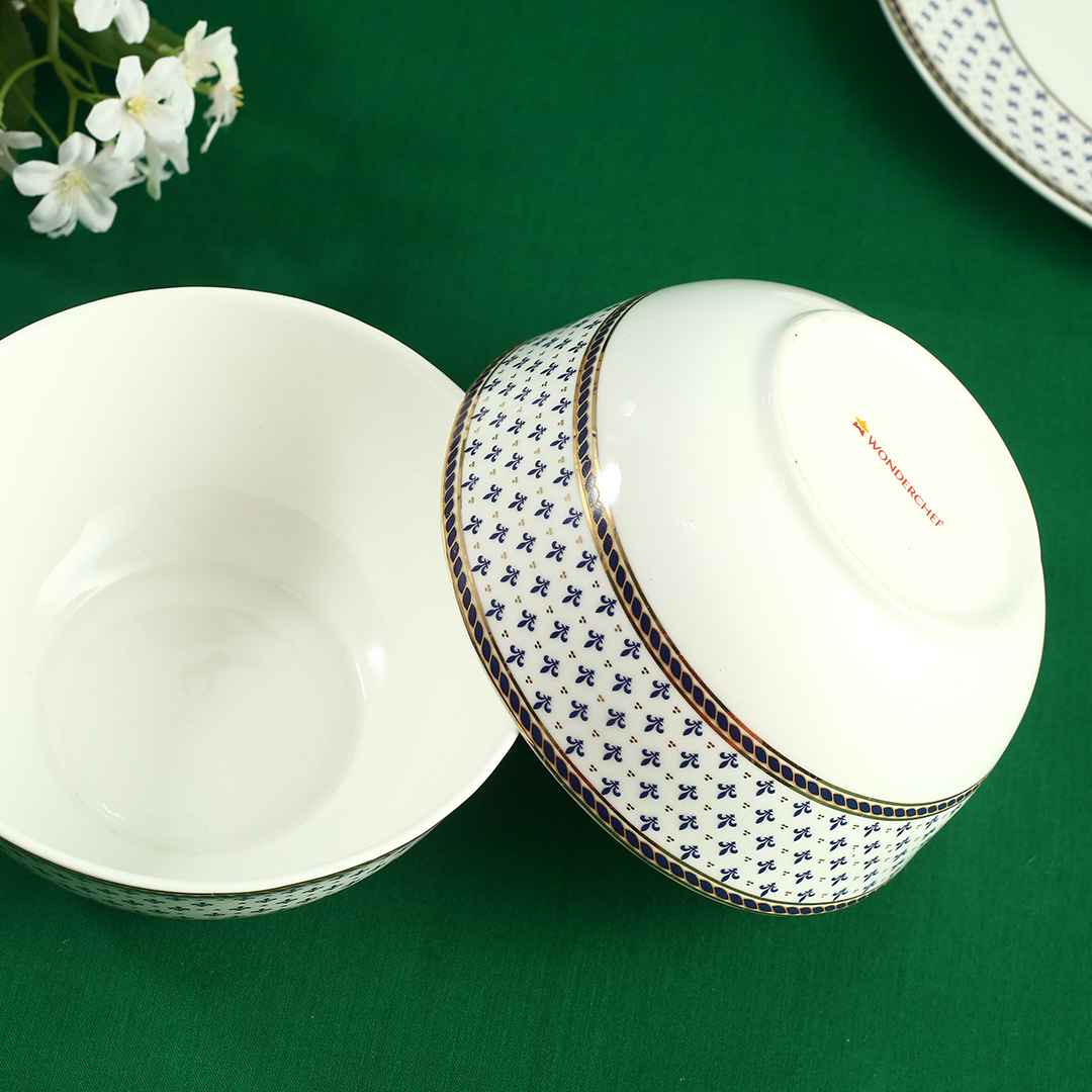 Sicilia Fine Bone China 6" Serving Bowl - Royal Blue - 1 Pc - Image 4