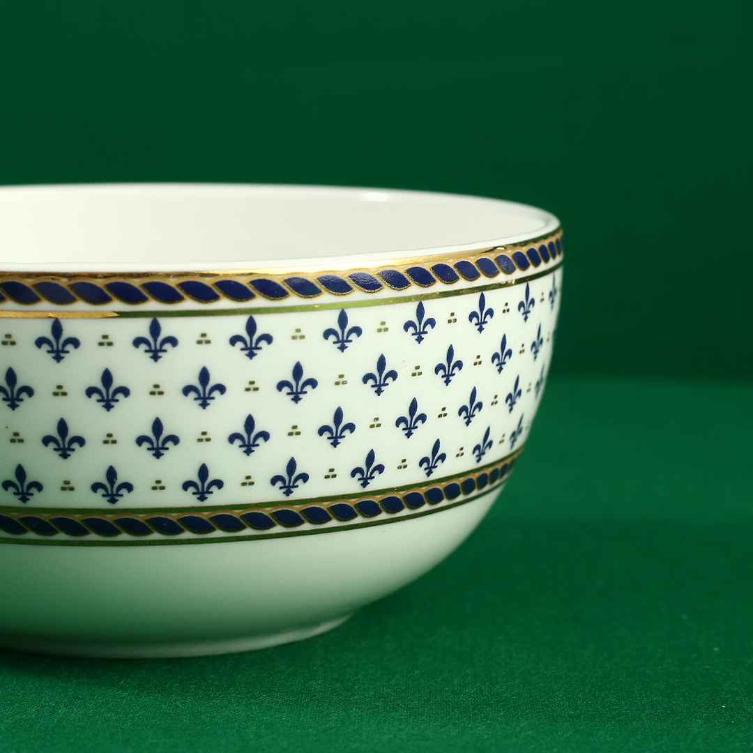Sicilia Fine Bone China Bowl - Royal Blue - Set of 2 Pcs - Image 3