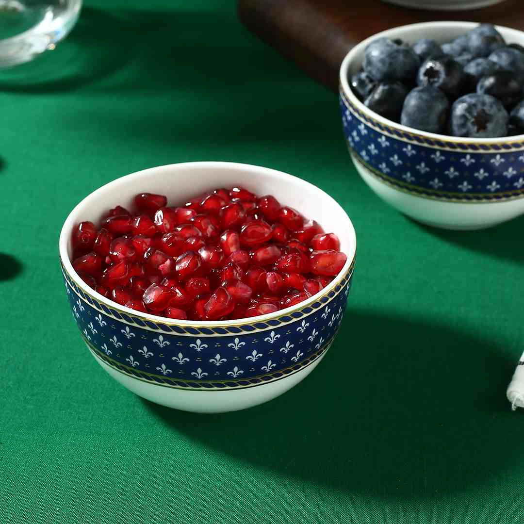 Sicilia Fine Bone China Katori - Royal Blue - Set of 2 Pcs - Image 4