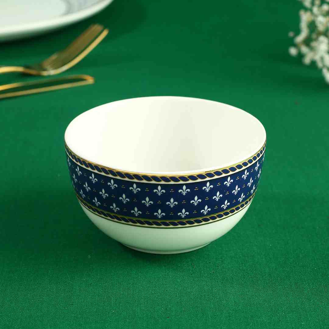 Sicilia Fine Bone China Katori - Royal Blue - Set of 2 Pcs - Image 5
