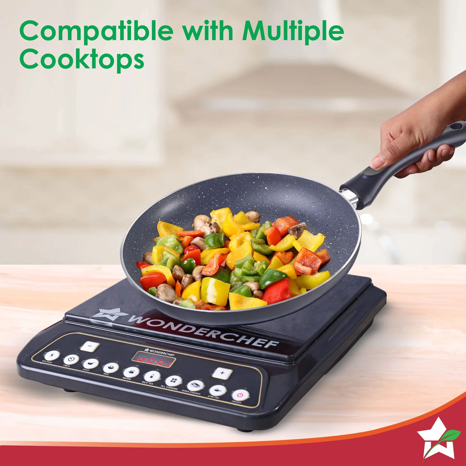 Sienna Non-stick Cookware 4 Pc Set | Dosa Tawa, Fry Pan, Kadhai for Cutlets, Curries, Dosas | PFOA Free | Virgin Aluminium | Energy Efficient | Stylish Granite Finish | 2-year Warranty - Image 6