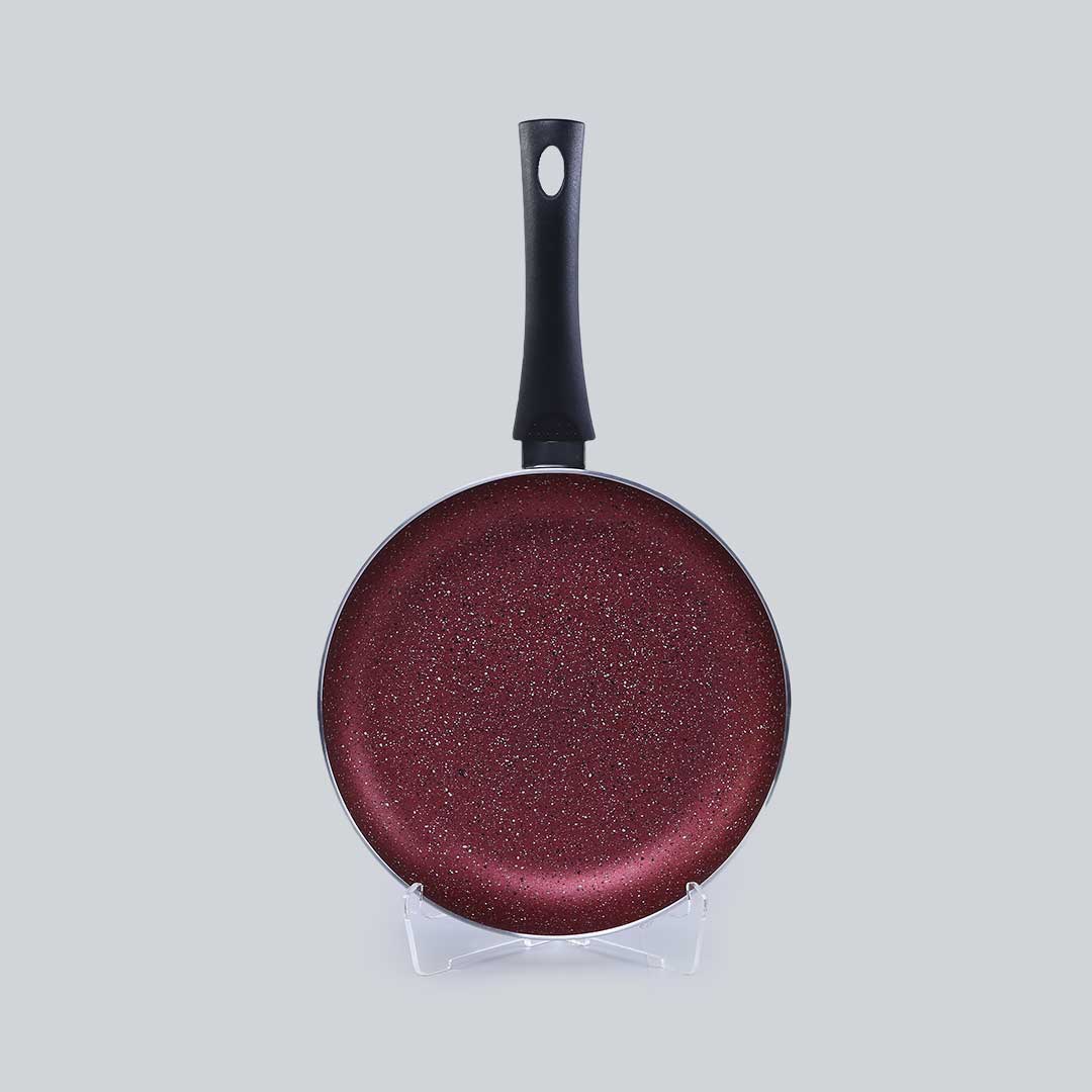 Sigma Non-stick Cookware Set, 4Pc (Kadhai with Lid, Dosa Tawa, Fry Pan), Induction Bottom, Cool Touch Bakelite Handles, Virgin Aluminium, PFOA Free, 2 Years Warranty, Red and Black - Image 5