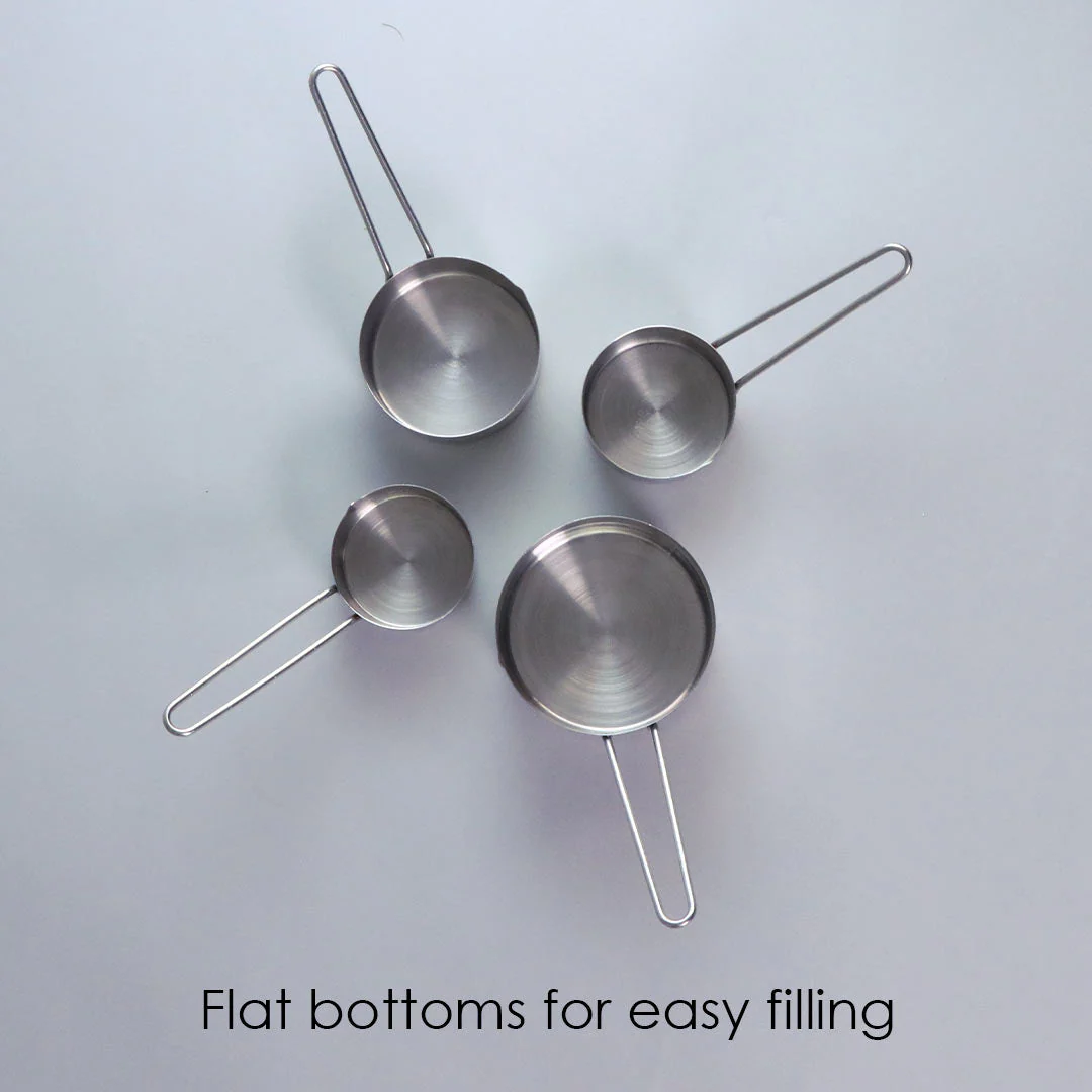 Ambrosia Stainless Steel Measuring Cups - Set of 4 - Image 6