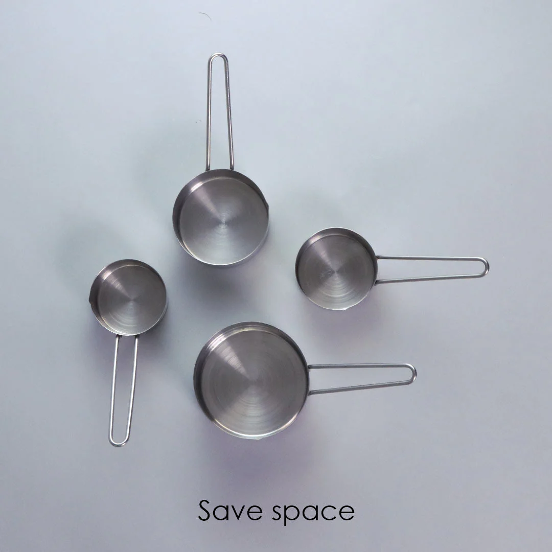 Ambrosia Stainless Steel Measuring Cups - Set of 4 - Image 7