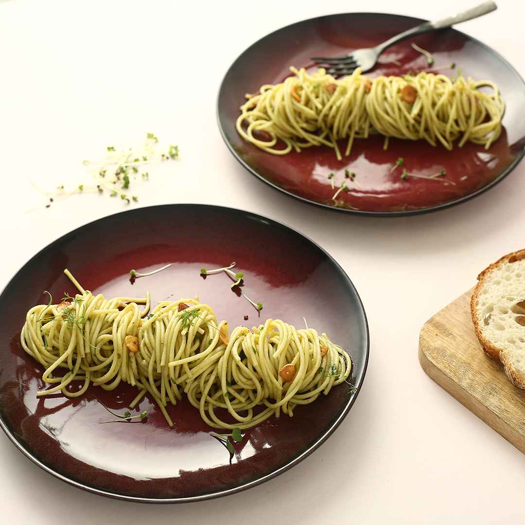 Teramo Red Glaze Dinner Plates Set of 2 - Image 2