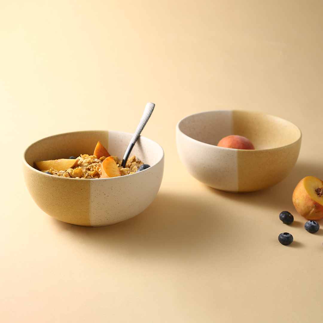 Teramo Yellow Serving bowl 1 Pc - Image 4