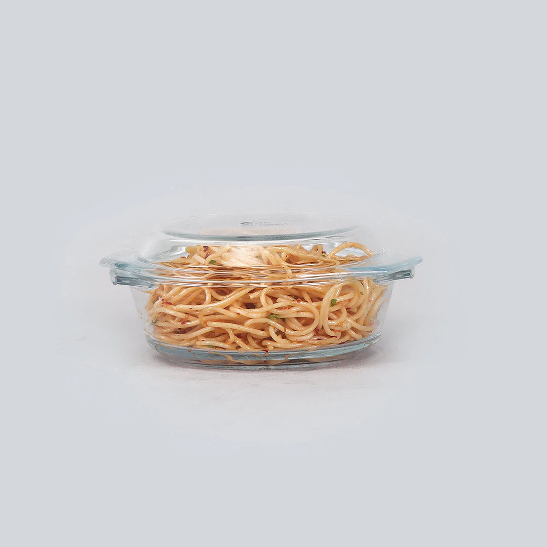 Tiva Borosilicate Glass Round Casserole Set 700ml - Image 2