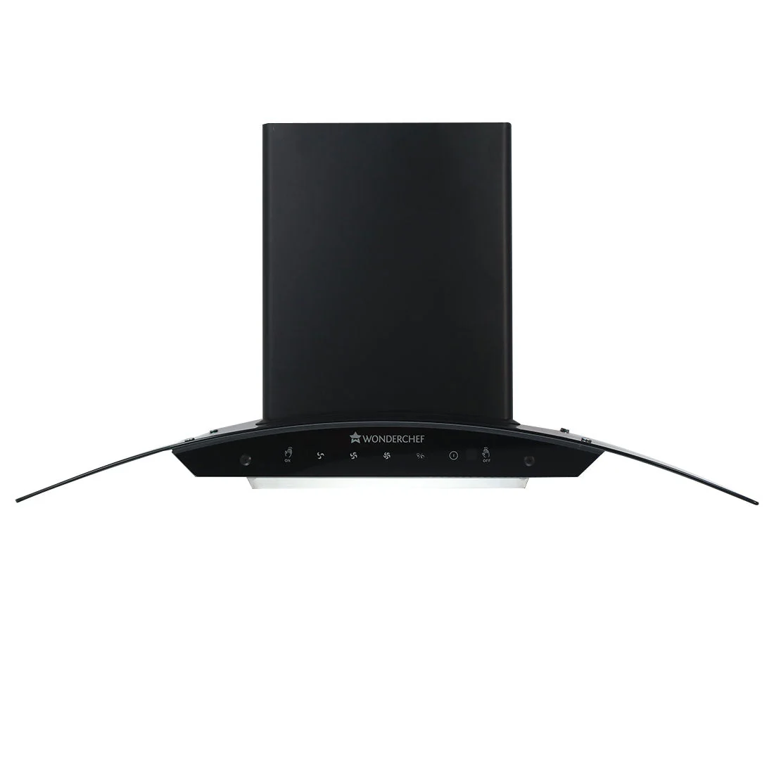 Ultima 90cm 1200 m3/hr Auto Clean Curved Glass Chimney | Baffle Filter | 1200M3/Hr powerful suction | Touch + 3 speed Motion Sensor control | Low Noise | 7 Year Warranty on Motor | 1 Year Comprehensive Warranty on Product | Black - Image 3