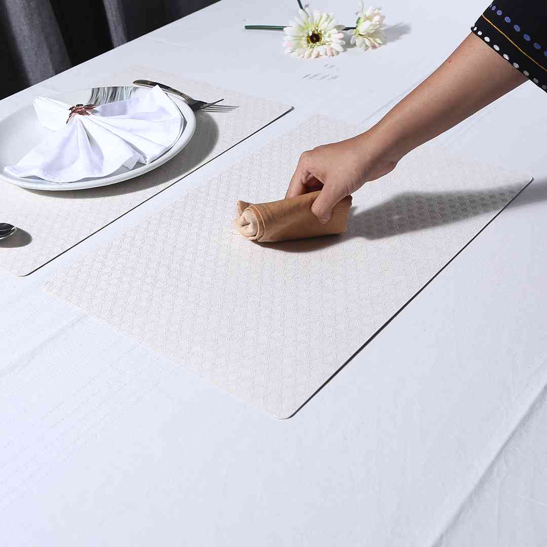 Valentina Reversible Diamond & Textured Placemat Set of 6 - Image 6