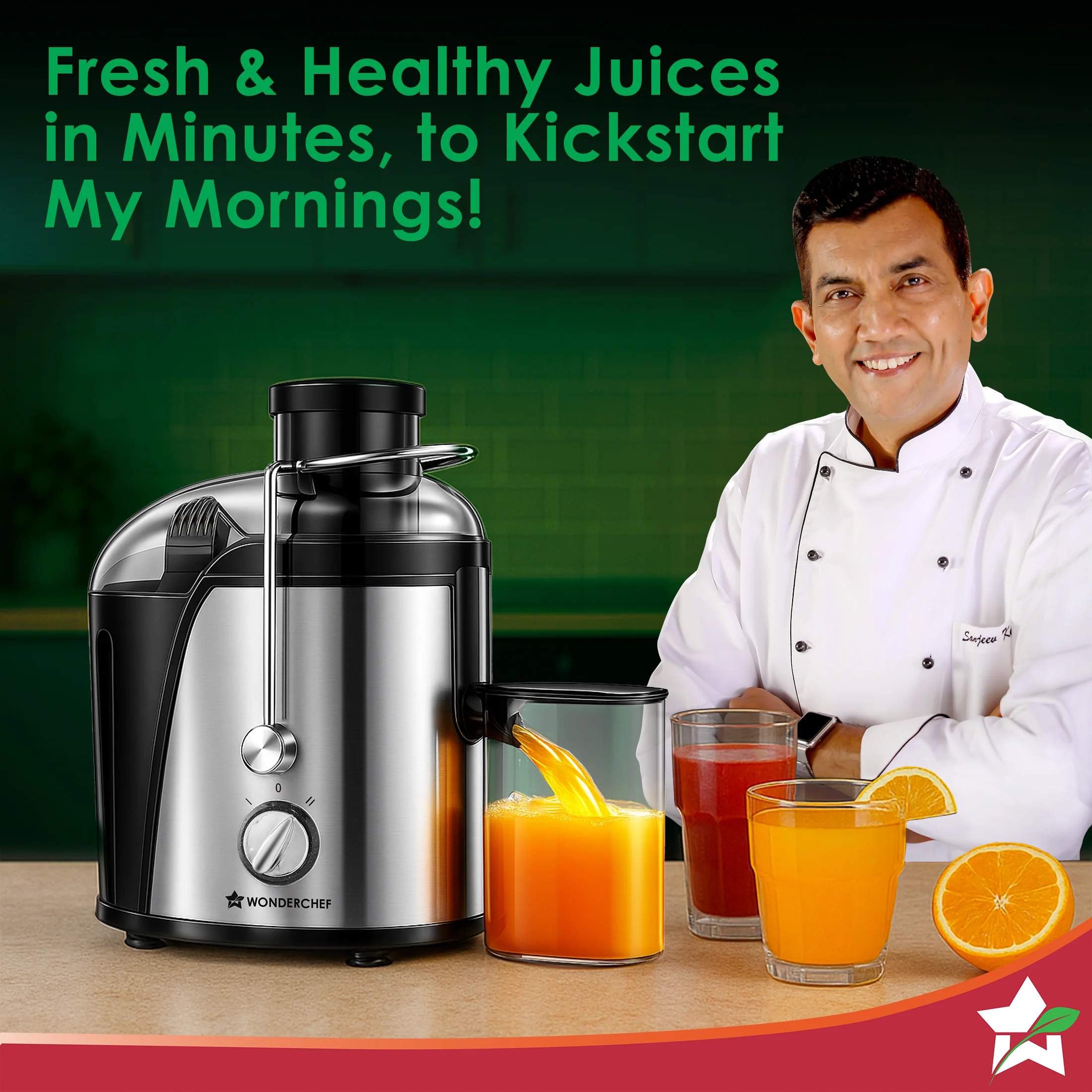 Venezia Centrifugal Juicer for Home | 500W | Fresh Fruit & Vegetable Juice in Seconds | Dual Speed Control | Pulp Separator for Easy Cleaning | Wide Feeding Mouth | 2-Year Warranty - Image 2