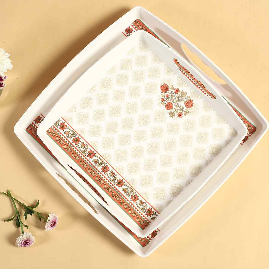 Venice Serving Trays - Royal Red (Set of 2) - Image 4