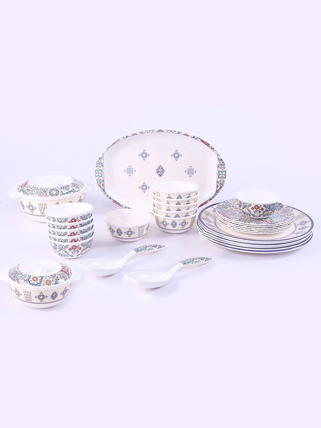 Venice Dinner Set - Blue (31 pcs) - Image 2