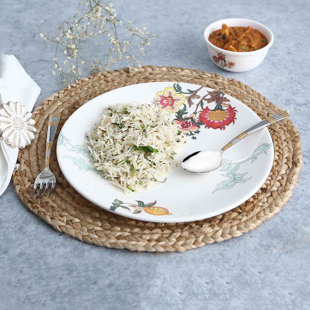 Venice Red Dinner Set of 31 Pcs | 100% Food Grade Melamine | Elegant | Break & Stain Resistant | Designer Dinnerware - Image 8