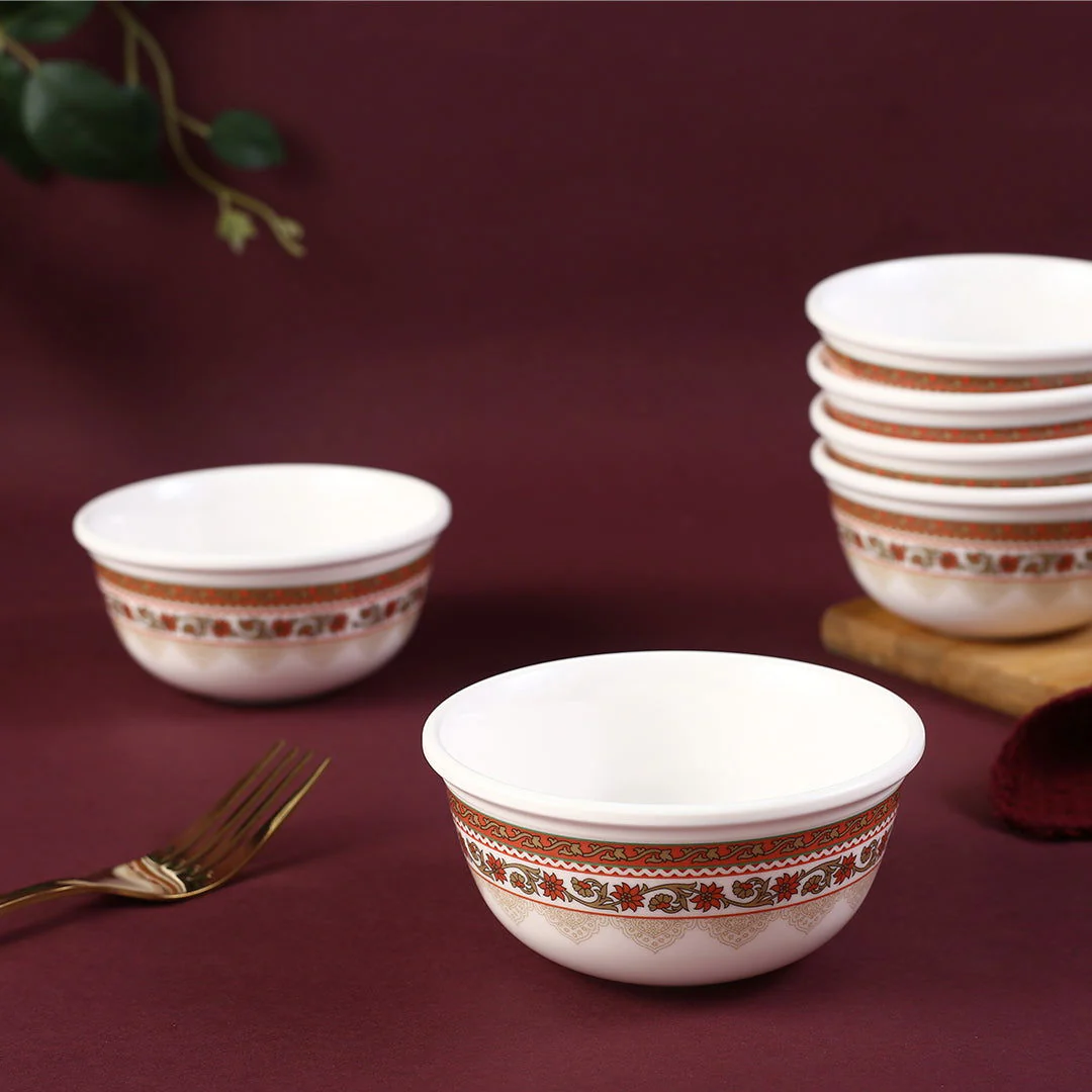 Venice Veg bowl - Royal Red (Set of 6) - Image 2