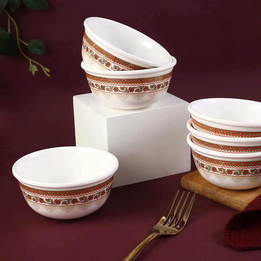 Venice Veg bowl - Royal Red (Set of 6) - Image 5