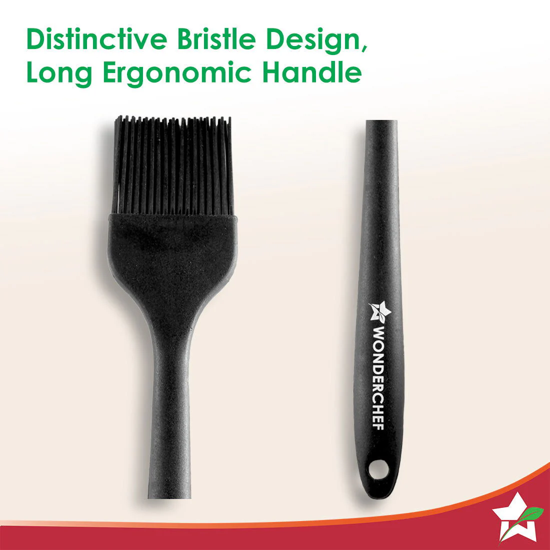Waterstone Silicon Brush | Stainless Steel Core | High Holding Capacity for Sauces, Glazes, Butter, Oils, Marinades | Even Coverage | Basting for BBQ/Grilling, Tandoor, Cooking, Baking - Image 5