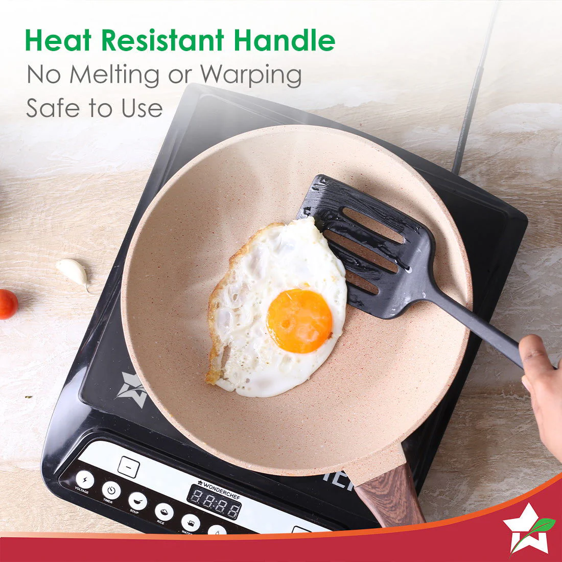 Waterstone Silicon Turner | Stainless Steel Core | Food Grade Silicone | Ideal Thickness | Use for Flipping, Turning, Scrapping, Mixing | Non-stick, Flexible, Heat Resistant, Stylish Design - Image 5