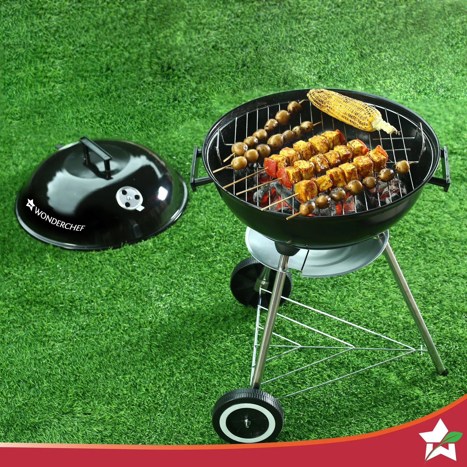 Woderchef Renewed Charcoal Barbeque, BBQ Charcoal Grill, Outdoor Grilling, 1 Year Warranty - Image 7