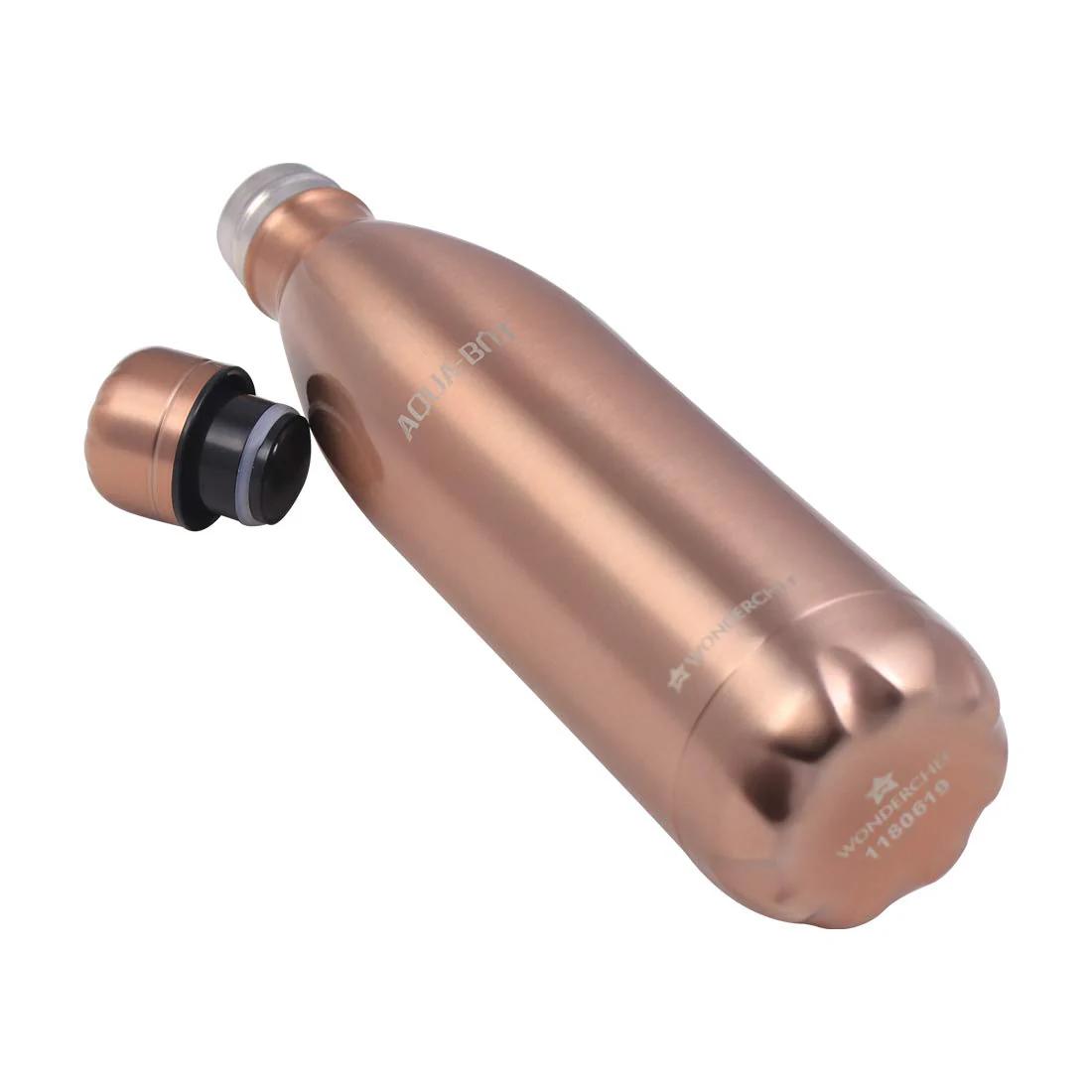 Aqua-Bot, 500ml, Double Wall Stainless Steel Vacuum Insulated Hot and Cold Flask, Spill & Leak Proof, Brown, 2 Years Warranty - Image 2