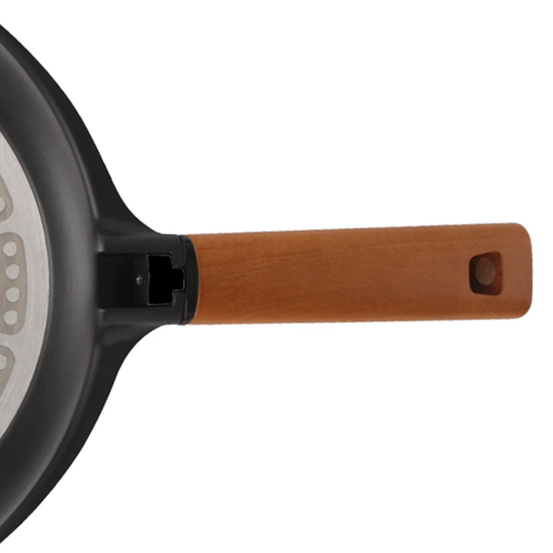 Caesar Non-Stick Fry Pan 26cm | Ideal for Saute / Frying | German Beechwood Handle | Gas & Induction Friendly | PFOA Free | 5 Year Warranty | Black - Image 7