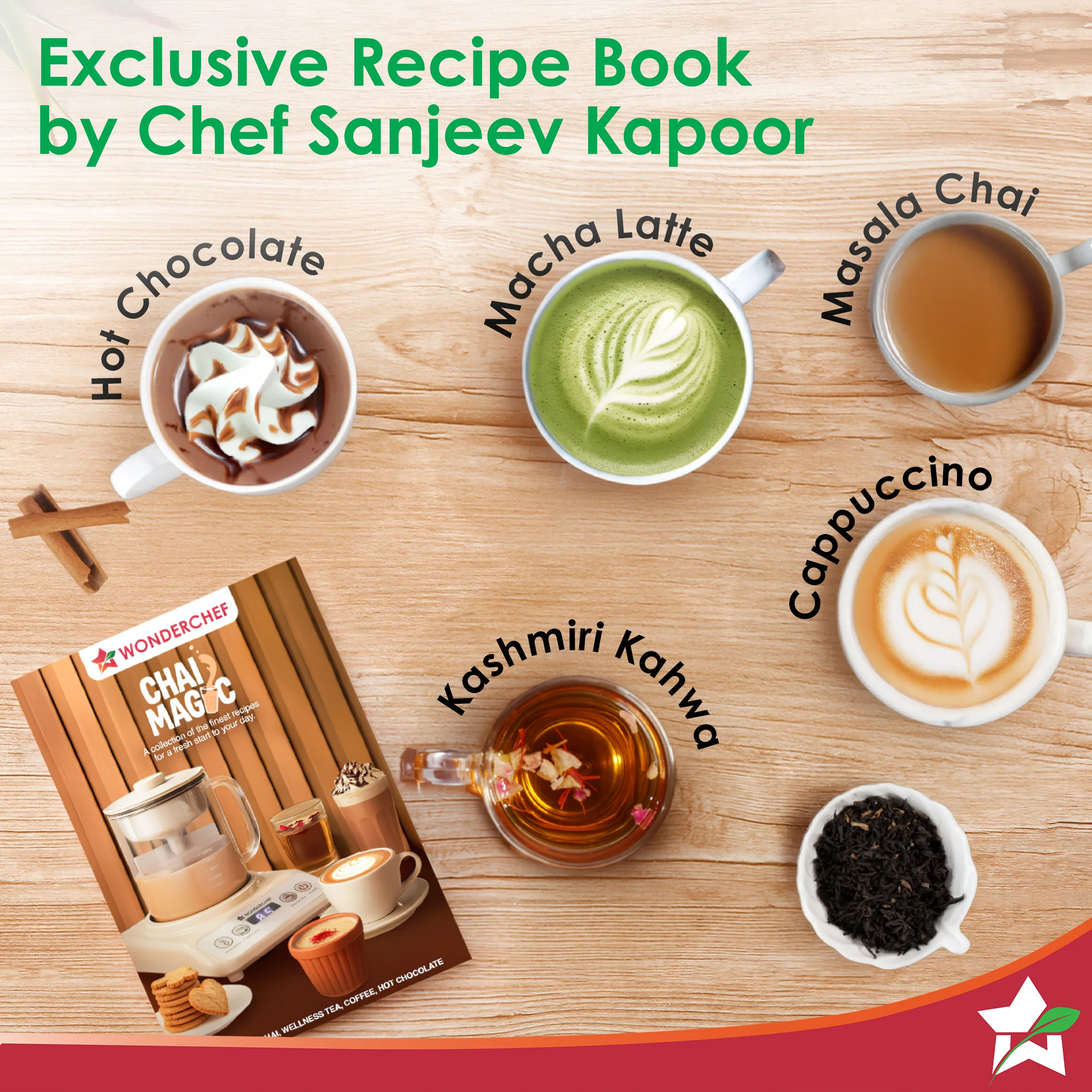 Chai Magic, Fully Automatic Tea & Cappuccino Maker, Make Masala Chai/Cutting Chai/Kahwa/, No Spills, No Overcooking, 4 Modes, Boil Milk/Water/Coffee, 500ML Glass Jar, 2-Yr Warranty - Image 11