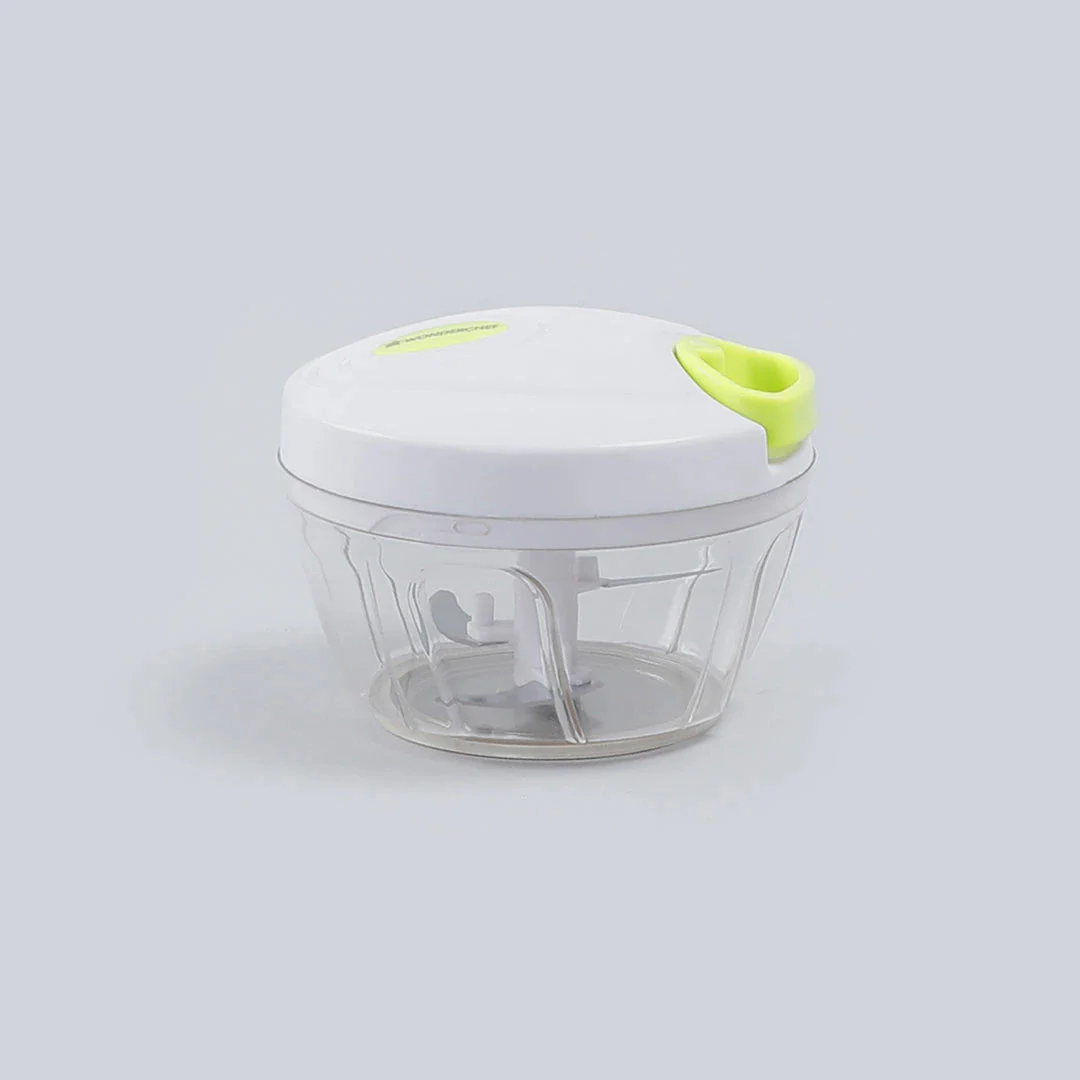 Classic String Vegetable Chopper & Whipper, Vegetable Cutter, Dip Whipper, Anti Slip, 3 Stainless Steel Blades, 450 ml - Image 3