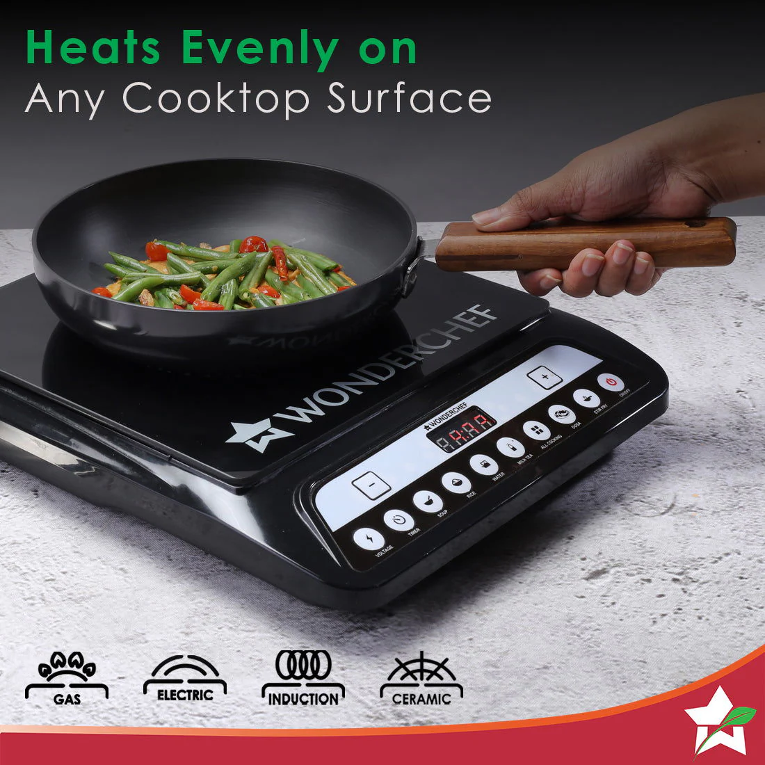 Ebony Hard-Anodised 24 cm Fry Pan | 1.75 L | 3.25mm thickness | Black - Image 3