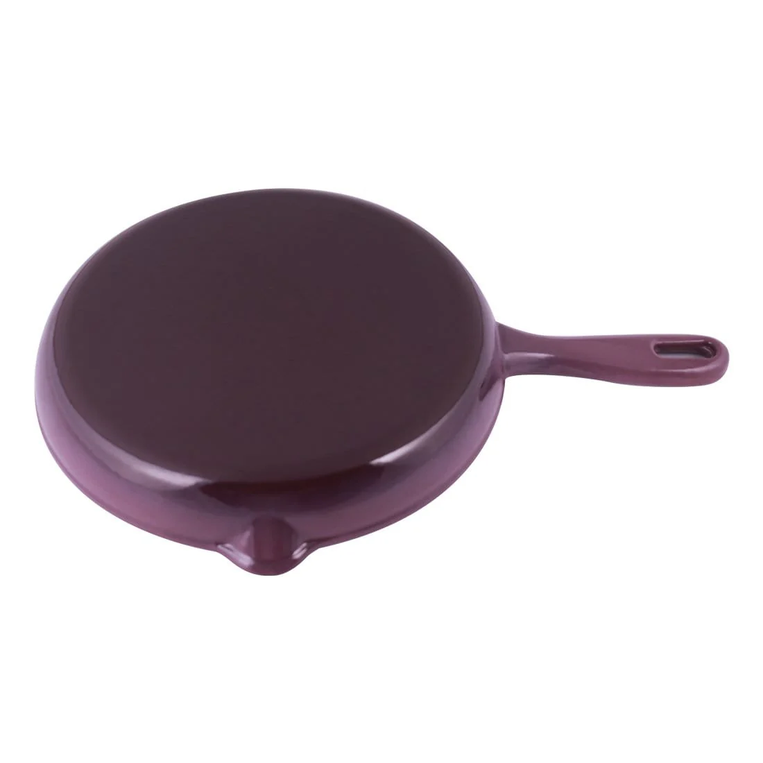 Ferro Cast-iron 26 cm Frying Pan, Corrosion-Resistant Coating, Compatible on Induction, 1.6 L, 5 Years Warranty, Purple - Image 12